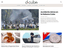 Tablet Screenshot of d-cuba.com